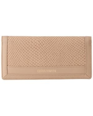 Brahmin Ady Leather Mini Wallet - Natural