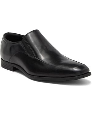 Gordon Rush Jackson Dress Leather Double Gore Slip-on Venetian Loafer - Black
