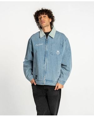 The Wild Collective And New York Liberty Conductor Full-zip Jacket - Blue