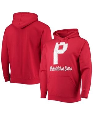 Stitches Philadelphia Stars Negro League Logo Pullover Hoodie - Red
