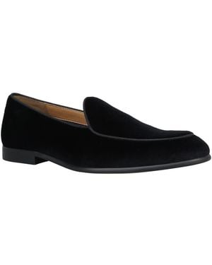BarIII Velvet Round Toe Loafers - Black