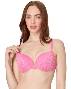 Maidenform Love The Lift Rose Gold Lace Push Up Bra Dm9900 - Pink