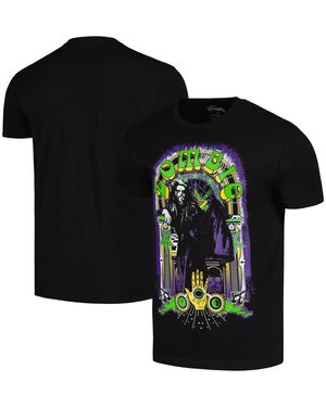 Global Merch Rob Zombie Symbology Throne T-shirt - Black