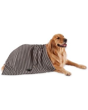 Aronkl Absorbent Microfiber Pet Towel Ultra Soft Machine Washable Lightweight Durable For Dogs Cats Grooming Travel - Brown