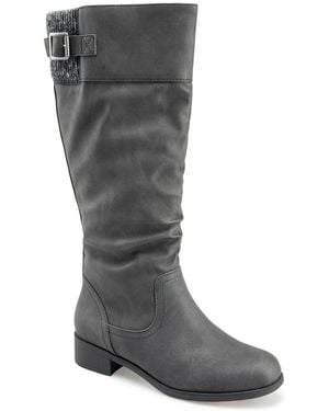 Kensie Monica Riding Boot - Gray
