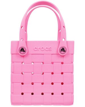 Crocs™ Woven Style Crossbody Tote - Pink