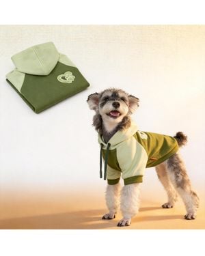 Aronkl Dog Hoodie Stretchy Warm Pet Sweatshirt - Metallic