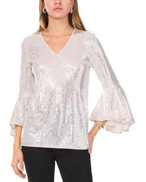 vince camuto bell sleeve top