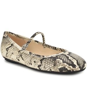 Nine West Classik Mary Jane Ballet Flats - White