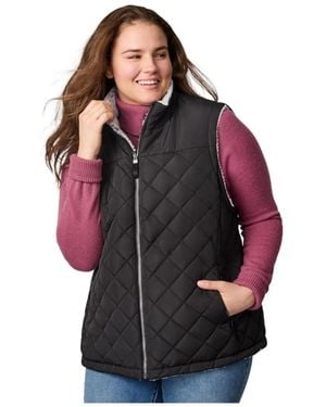 Free Country Plus Size Expedition Ii Stratus Lite Reversible Vest - Red