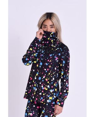 OOSC Clothing High Neck Baselayer Top - Blue