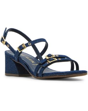 Anne Klein Mackenzie Strappy Sandals - Blue