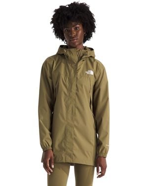 The North Face Antora Rain Parka Coat - Green