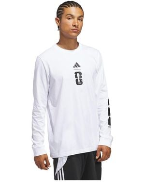 adidas 2026 Fifa World Cup Graphic Long Sleeve T-shirt - White