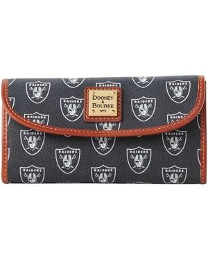 Dooney & Bourke Las Vegas Raiders Continental Wallet - Blue
