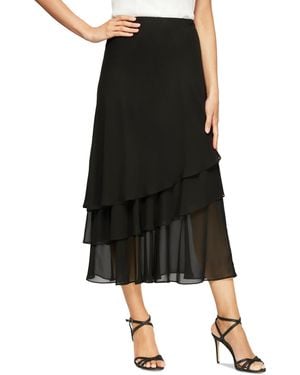 Alex Evenings Skirt - Black