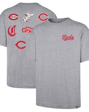 '47 Cincinnati Reds History Lock Foundation T-shirt - Gray