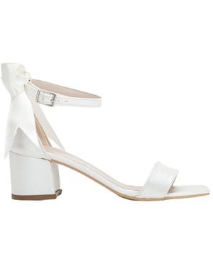 Forever & Always Shoes Rochelle Bridal Sandals - White