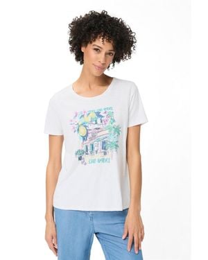 Olsen Ciao Amore Placement Print T-shirt - White