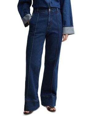 Barbour Cartmel Zippered High-rise Jeans - Blue