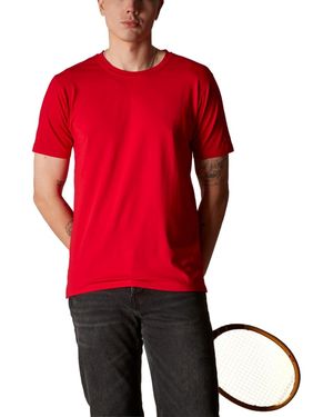 Members Only Big & Tall Crew Neck T-shirt - Red