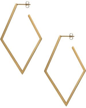 Accessory Concierge Abstract Drop Earrings - Metallic