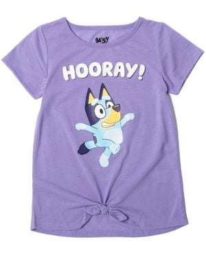 Bluey Little Girls T-shirt - Purple