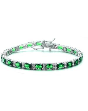 Rachel Glauber White Gold Plated - Green