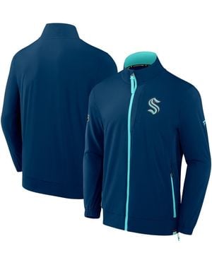 Fanatics Seattle Kraken Authentic Pro Rink Full-zip Jacket - Blue