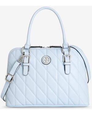 Giani Bernini Medium Quilted Dome Satchel - Blue
