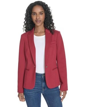 Tommy Hilfiger One-button Blazer - Red