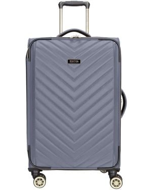 Kenneth Cole Lexington Large Expandable Softside Check-in Spinner - Blue