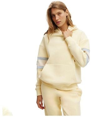 Cotton On Active Plush Premium Graphic Hoodie - Metallic