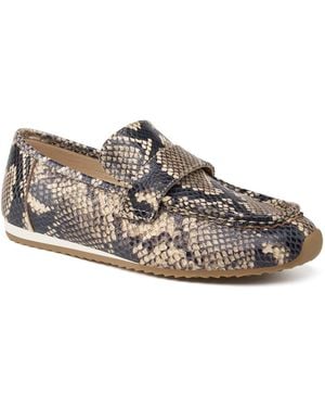 J/Slides Women Palmer Leather Loafer - Natural