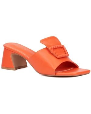 TORGEIS Annalise Block Heels - Orange