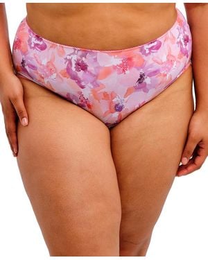 Goddess Plus Size Kayla Full Coverage Brief Underwear - Pink