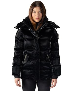Woodpecker Bumnester Quilted Coat - Black