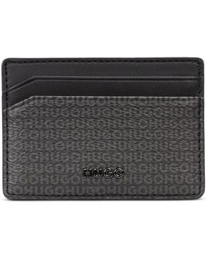 BOSS Quantic Open Face Card Wallet - Black
