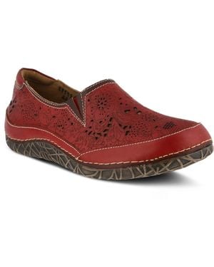 L'ARTISTE Libora Loafers - Red