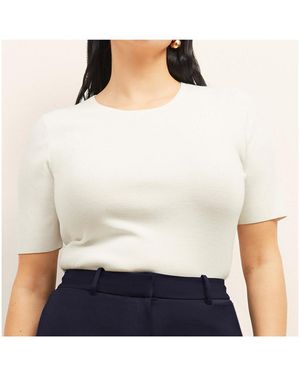 M.M.LaFleur Choe Top - White