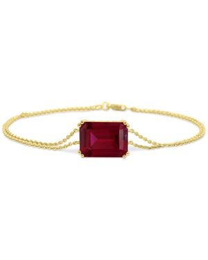 Macy's Gemstone Bracelet - Red
