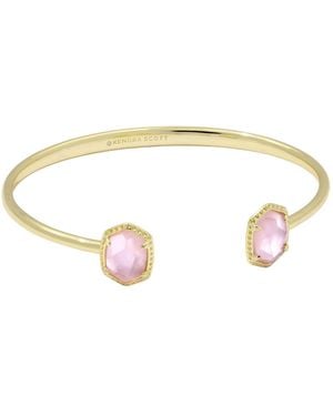 Kendra Scott Daphne Frame 14k Gold-plated Cuff Bracelet - White