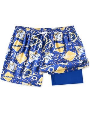 Chubbies Los Angeles Rams Game Day Fit Four-way Stretch Board Shorts - Blue
