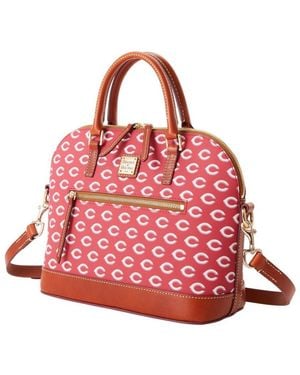 Dooney & Bourke Cincinnati Reds Signature Domed Zip Satchel Purse