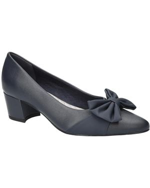 Easy Street Alva Pointed Toe Dress Pumps - Blue