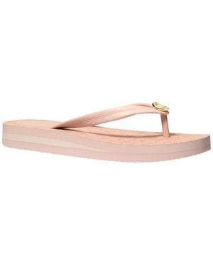 Michael Kors Posie Flip Flops Sandals - Pink