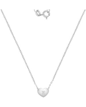 Roxy Waterproof Yellow Heart Pineapple 16+1+1'' Necklace - Metallic