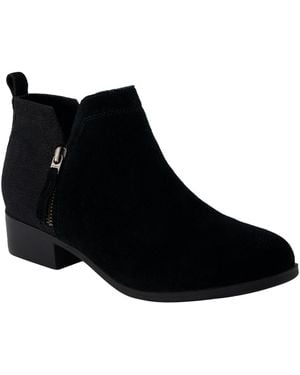 TOMS Dahlia Mid-height Ankle Booties - Black