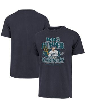 '47 Cal Raleigh Seattle Mariners Big Tall Graphic T-shirt - Blue