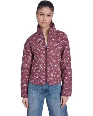 Levi's Diamond-quilted Cotton Jacket - Red